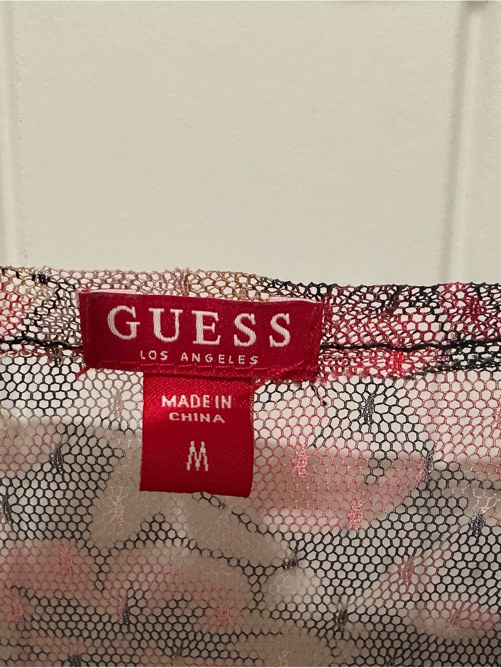 Guess Medium Sheer Lace/Mesh Robe - Picture 4 of 7